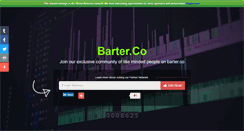 Desktop Screenshot of barter.co